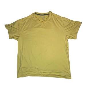 Eddie Bauer FreeDry Performance T Shirt Men’s XL Yellow Moisture Wicking
